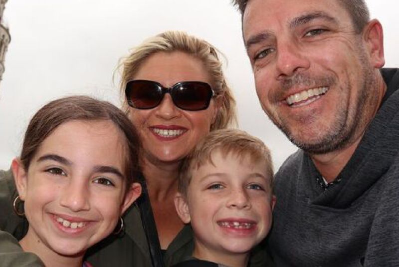 Antoinette Barallon and her family